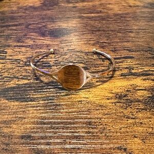 Plunder Gold-Tone Open Cuff Bracelet